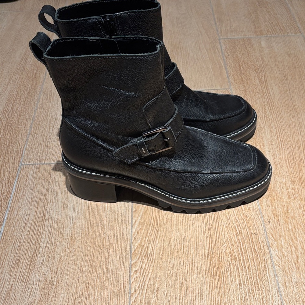 Bernardo Sonja black leather boots (Sz 6.5) - Picture 2 of 6